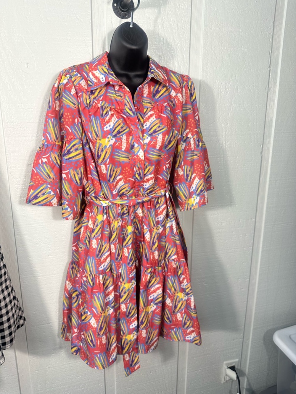 Jade Melody Tam Multicolored Pastel Dress Size 1 NWT